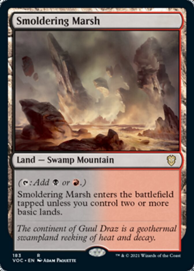 Smoldering Marsh [Innistrad: Crimson Vow Commander] | Black Swamp Games