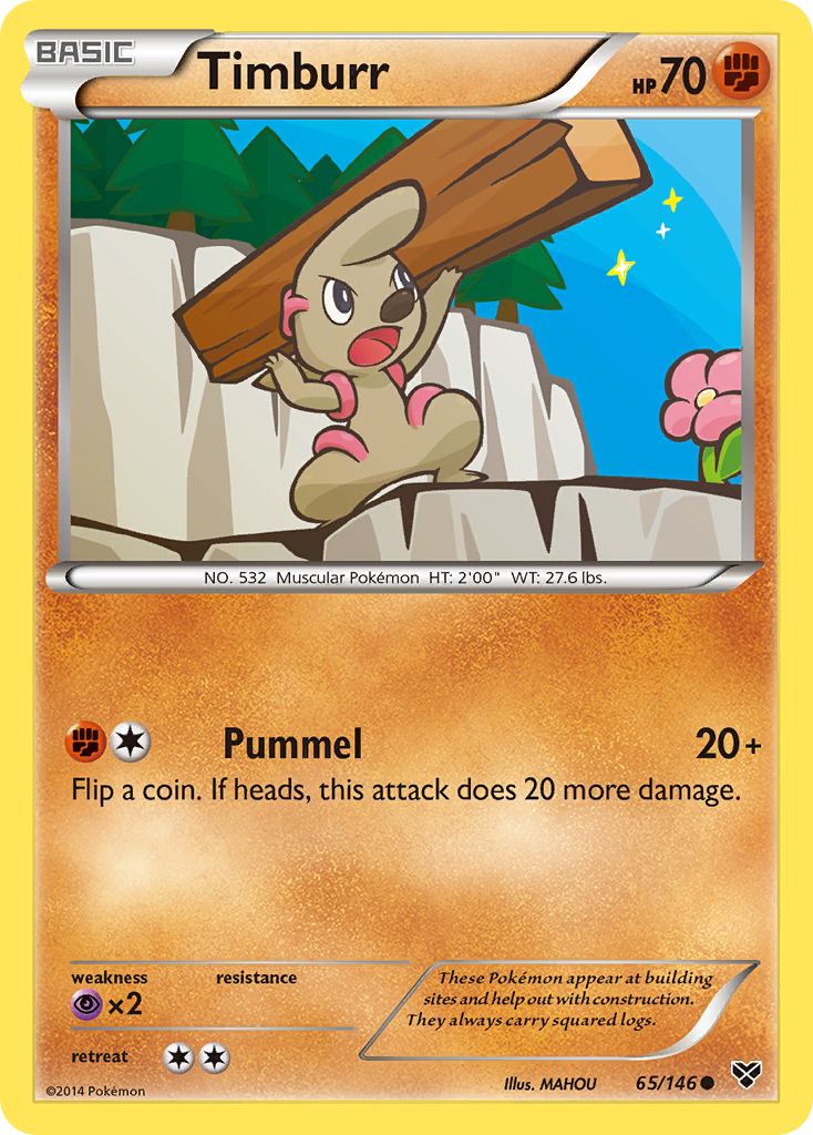 Timburr (65/146) [XY: Base Set] | Black Swamp Games