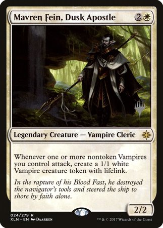 Mavren Fein, Dusk Apostle [Ixalan Promos] | Black Swamp Games