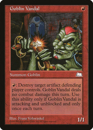 Goblin Vandal [Weatherlight] | Black Swamp Games