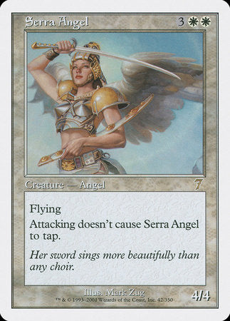 Serra Angel [Seventh Edition] | Black Swamp Games