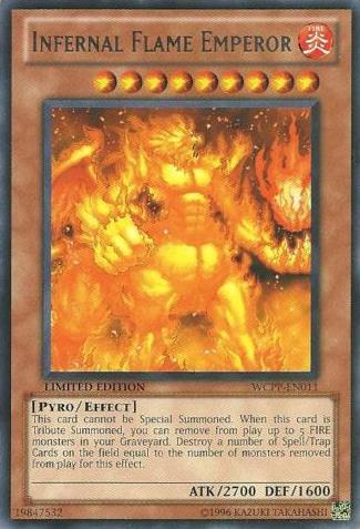 Infernal Flame Emperor [WCPP-EN011] Rare | Black Swamp Games