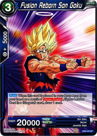Fusion Reborn Son Goku (Starter Deck - Resurrected Fusion) (SD6-03) [Miraculous Revival] | Black Swamp Games