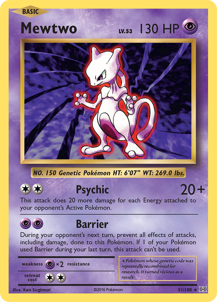 Mewtwo (51/108) [XY: Evolutions] | Black Swamp Games