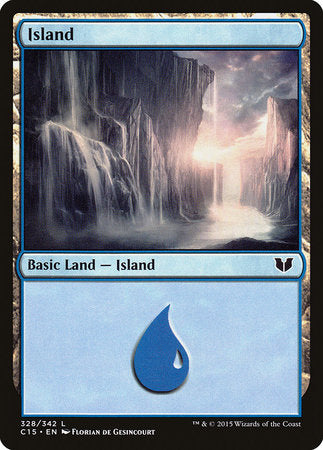 Island (328) [Commander 2015] | Black Swamp Games