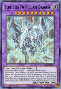 Blue-Eyes Twin Burst Dragon (Green) [LDS2-EN019] Ultra Rare | Black Swamp Games