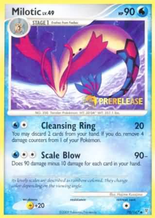 Milotic (70/147) (Prerelease Promo) [Nintendo: Black Star Promos] | Black Swamp Games