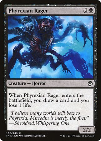 Phyrexian Rager [Iconic Masters] | Black Swamp Games