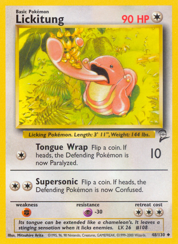 Lickitung (48/130) [Base Set 2] | Black Swamp Games