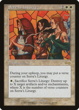 Serra's Liturgy [Urza's Saga] | Black Swamp Games