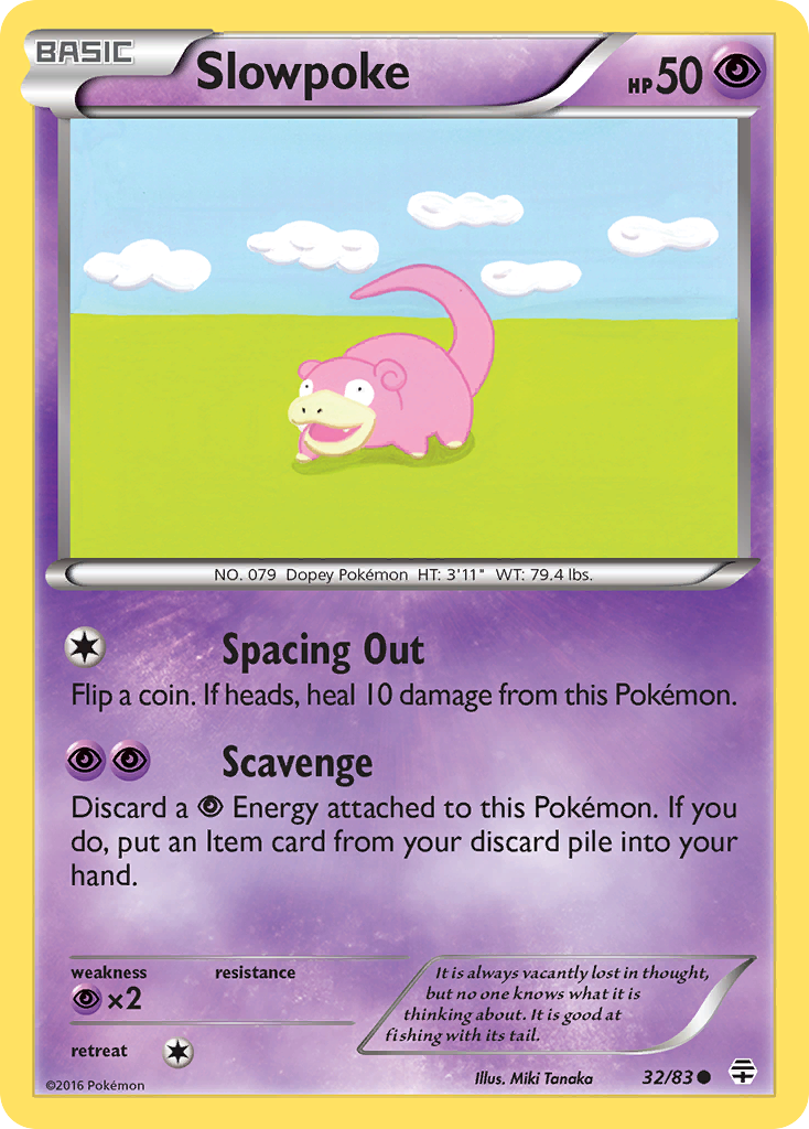 Slowpoke (32/83) [XY: Generations] | Black Swamp Games