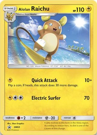 Alolan Raichu (SM65) (Jumbo Card) [Sun & Moon: Black Star Promos] | Black Swamp Games