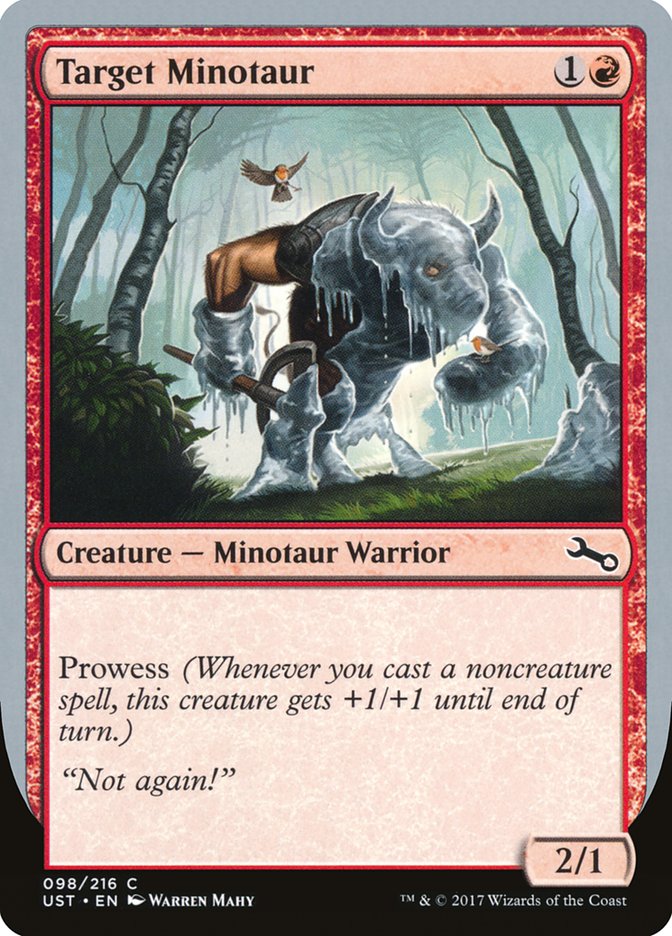 Target Minotaur (Ice Art) [Unstable] | Black Swamp Games