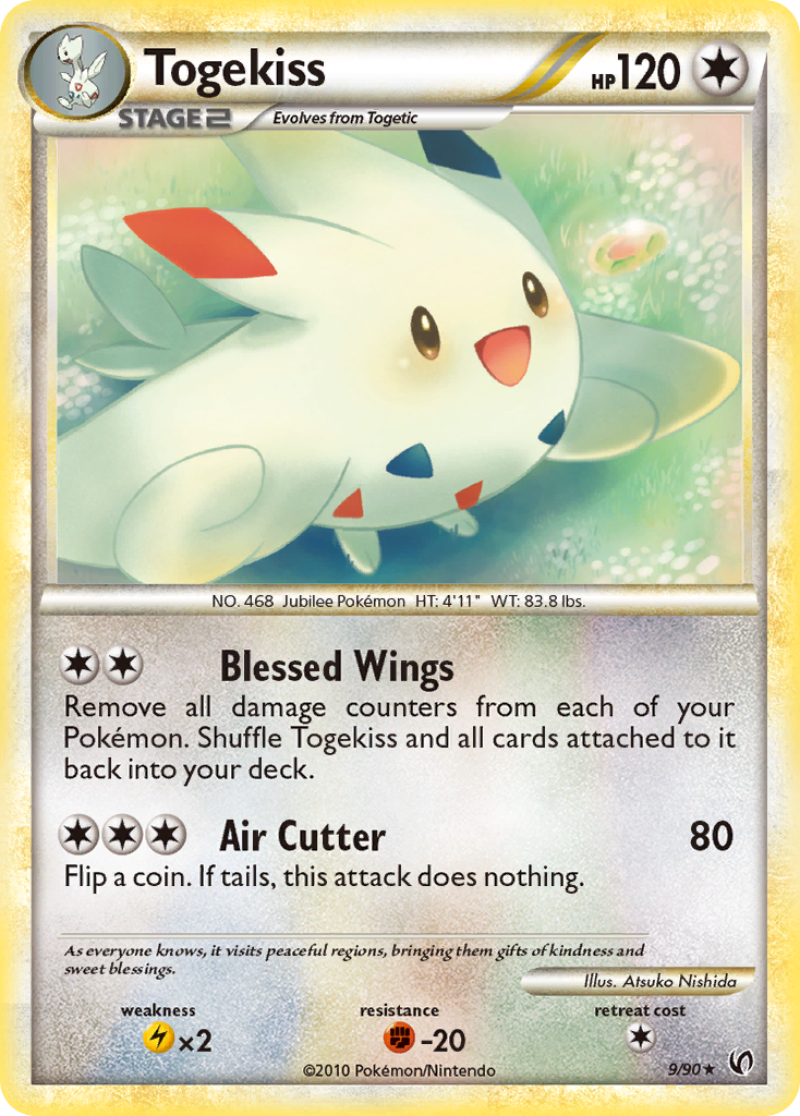 Togekiss (9/90) [HeartGold & SoulSilver: Undaunted] | Black Swamp Games