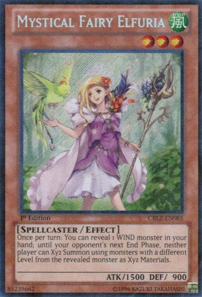 Mystical Fairy Elfuria [CBLZ-EN085] Secret Rare | Black Swamp Games