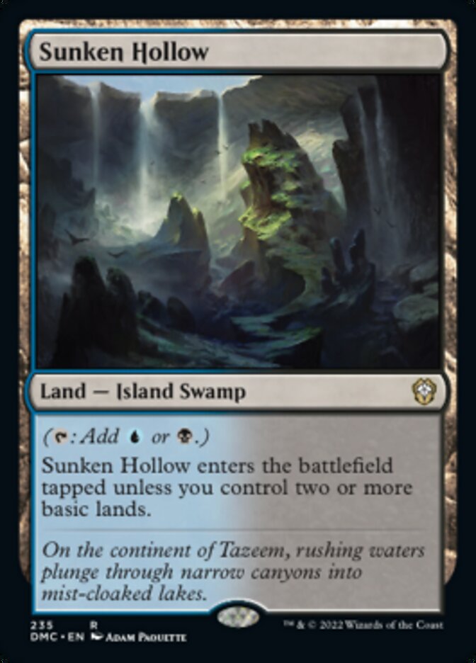 Sunken Hollow [Dominaria United Commander] | Black Swamp Games