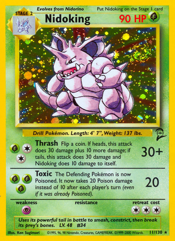 Nidoking (11/130) [Base Set 2] | Black Swamp Games