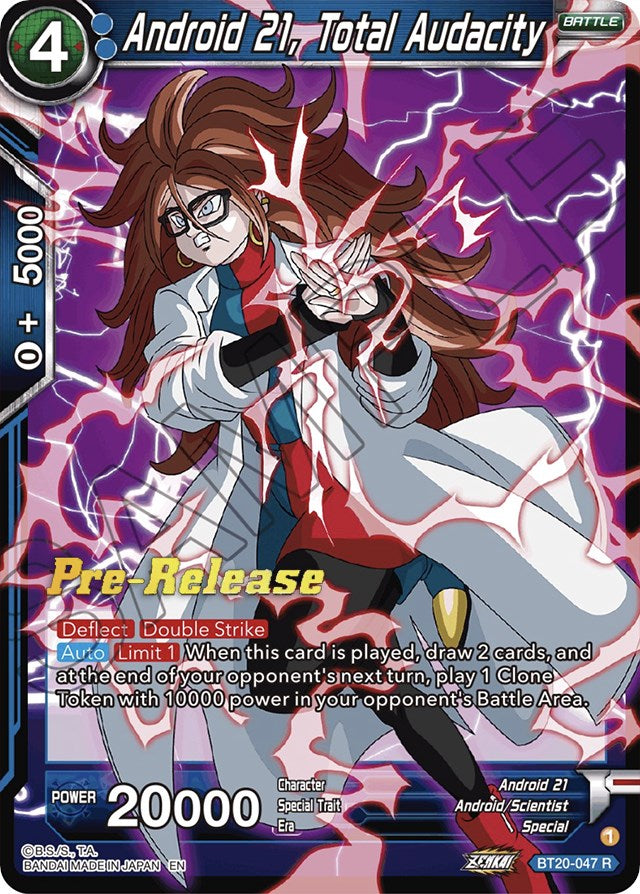 Android 21, Total Audacity (BT20-047) [Power Absorbed Prerelease Promos] | Black Swamp Games