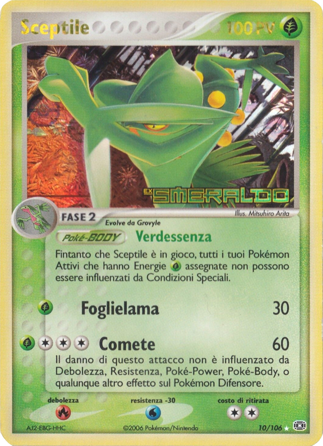 Sceptile (10/106) (Stamped) [EX: Emerald] | Black Swamp Games