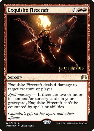 Exquisite Firecraft [Magic Origins Promos] | Black Swamp Games