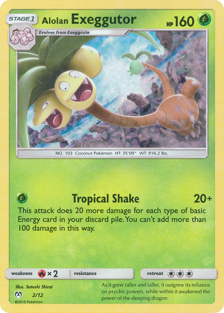 Alolan Exeggutor (2/12) [McDonald's Promos: 2019 Collection] | Black Swamp Games