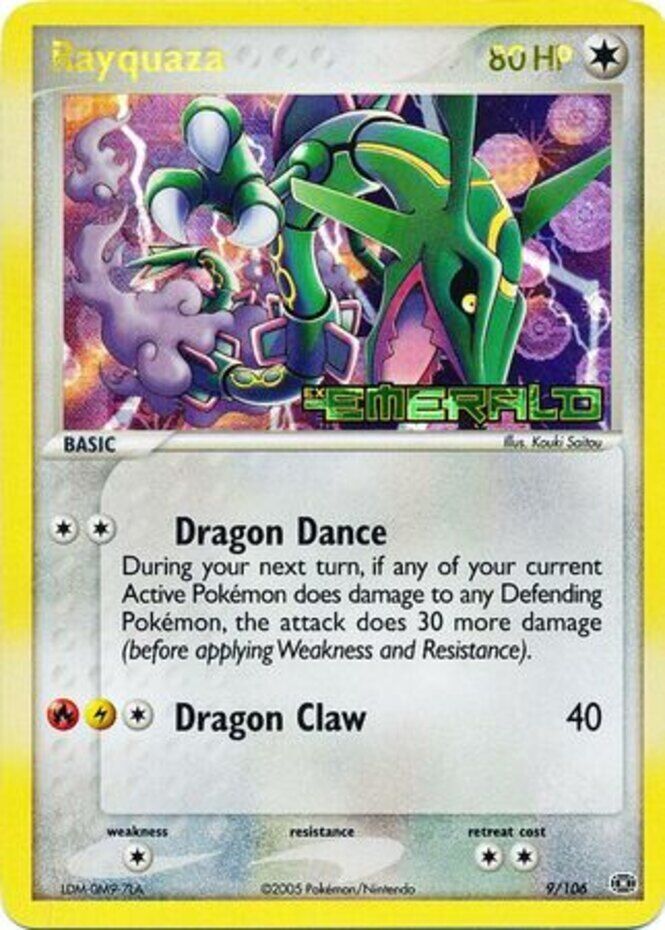 Rayquaza (9/106) (Stamped) [EX: Emerald] | Black Swamp Games