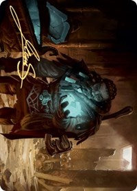 Vault Robber Art Card (Gold-Stamped Signature) [Kaldheim: Art Series] | Black Swamp Games