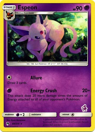 Espeon (89/214) (Mewtwo Deck) [Battle Academy 2020] | Black Swamp Games