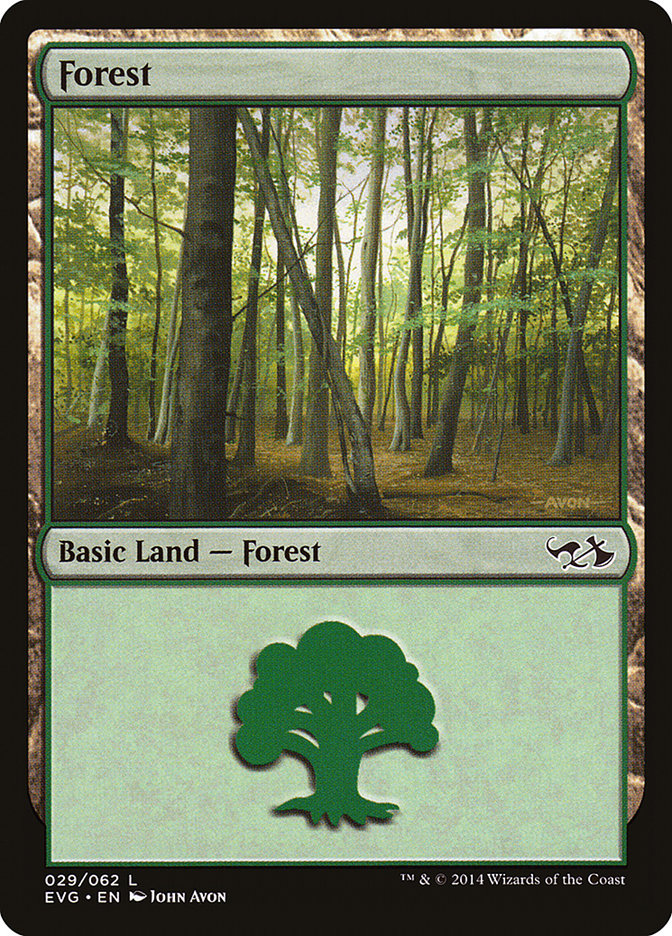 Forest (29) (Elves vs. Goblins) [Duel Decks Anthology] | Black Swamp Games