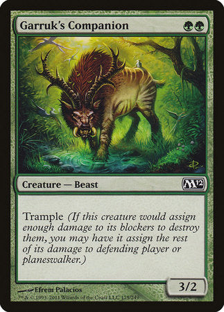 Garruk's Companion [Magic 2012] | Black Swamp Games