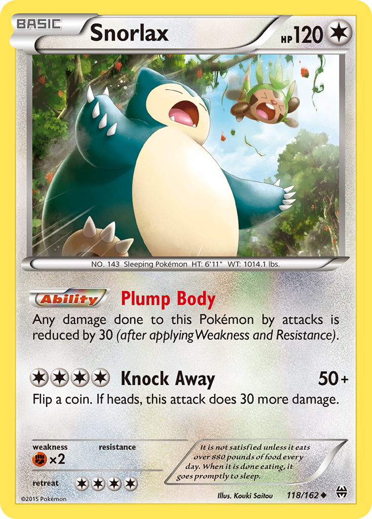 Snorlax (118/162) [XY: BREAKthrough] | Black Swamp Games