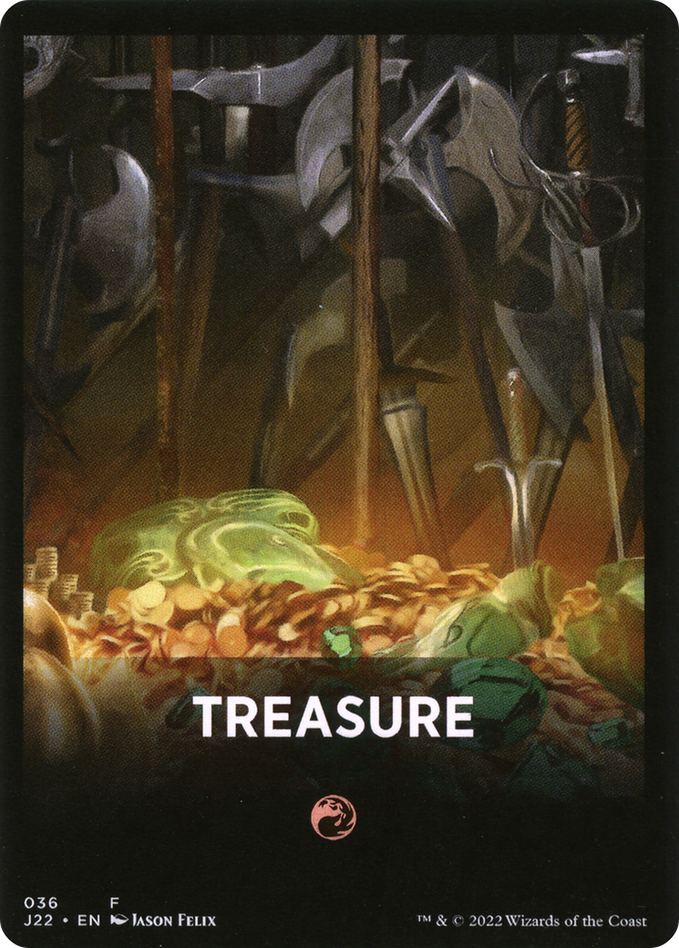 Treasure Theme Card [Jumpstart 2022 Front Cards] | Black Swamp Games