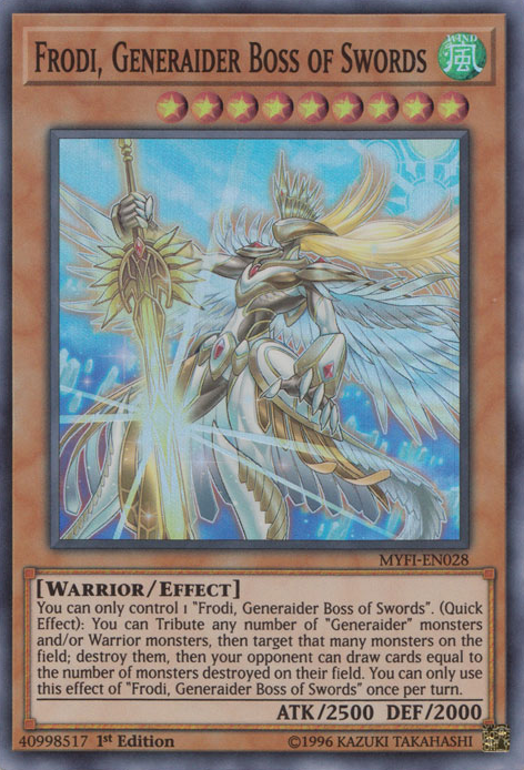 Frodi, Generaider Boss of Swords [MYFI-EN028] Super Rare | Black Swamp Games