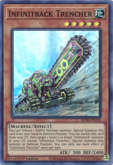 Infinitrack Trencher [MP20-EN210] Super Rare | Black Swamp Games