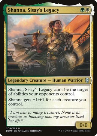 Shanna, Sisay's Legacy [Dominaria] | Black Swamp Games