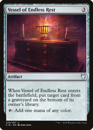 Vessel of Endless Rest [Commander 2018] | Black Swamp Games