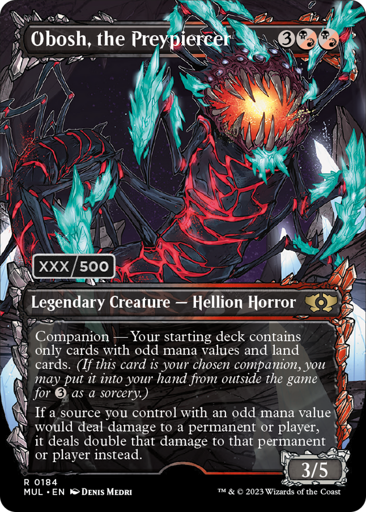 Obosh, the Preypiercer (Serialized) [Multiverse Legends] | Black Swamp Games