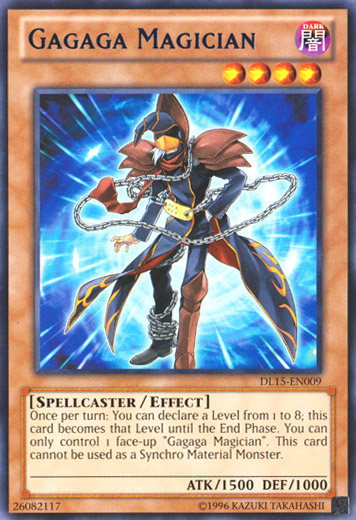 Gagaga Magician (Blue) [DL15-EN009] Rare | Black Swamp Games