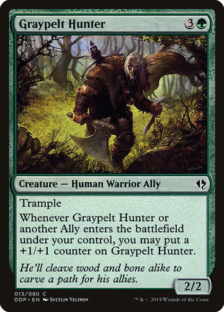 Graypelt Hunter [Duel Decks: Zendikar vs. Eldrazi] | Black Swamp Games