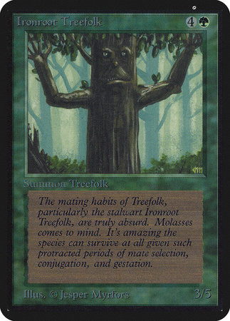 Ironroot Treefolk [Limited Edition Alpha] | Black Swamp Games