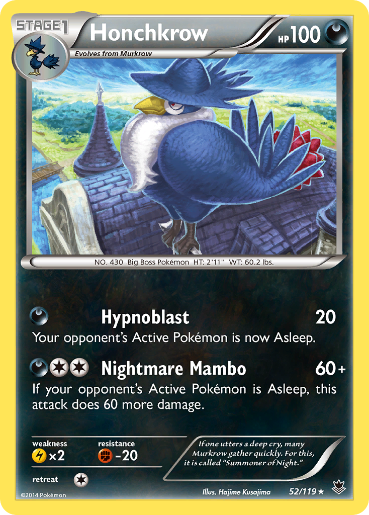 Honchkrow (52/119) [XY: Phantom Forces] | Black Swamp Games