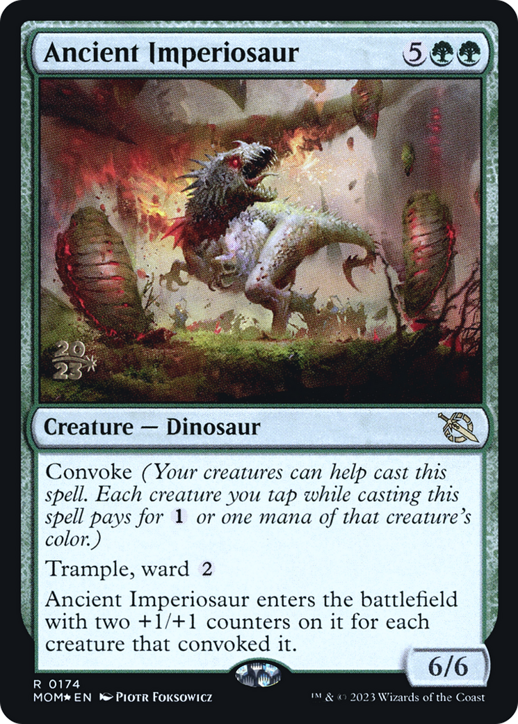 Ancient Imperiosaur [March of the Machine Prerelease Promos] | Black Swamp Games