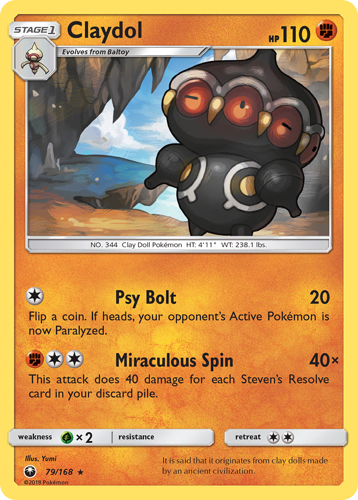 Claydol (79/168) [Sun & Moon: Celestial Storm] | Black Swamp Games