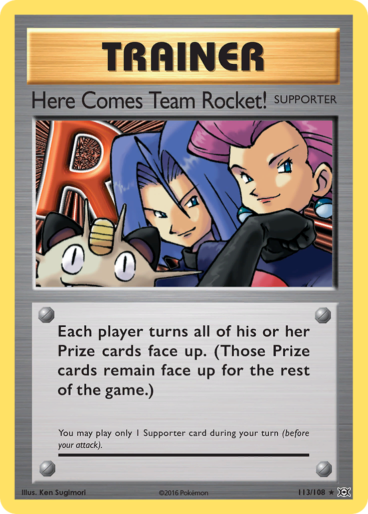 Here Comes Team Rocket! (113/108) [XY: Evolutions] | Black Swamp Games