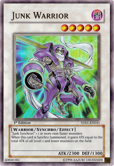 Junk Warrior [5DS1-EN041] Ultra Rare | Black Swamp Games
