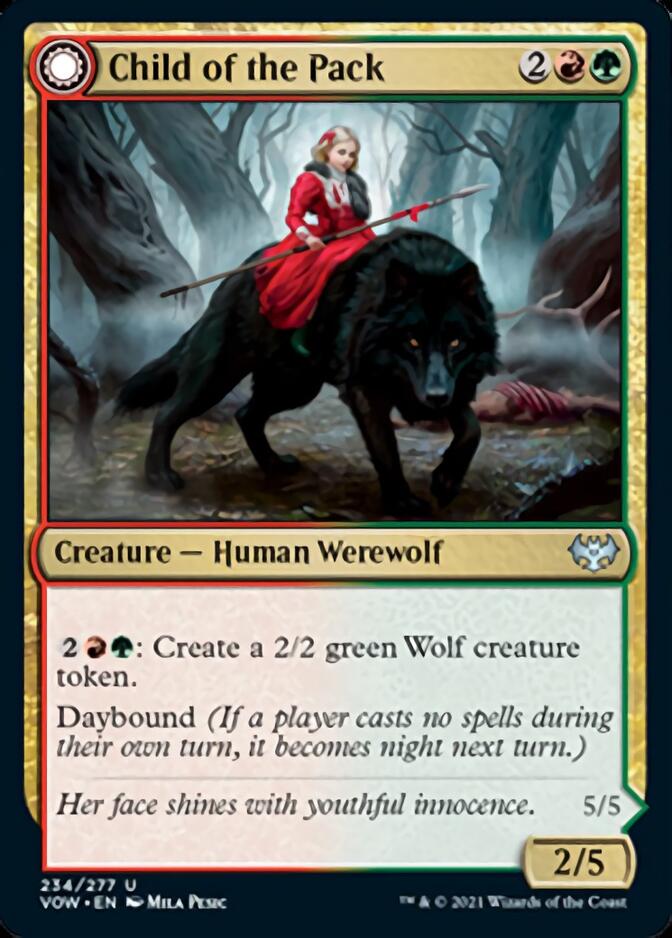 Child of the Pack // Savage Packmate [Innistrad: Crimson Vow] | Black Swamp Games