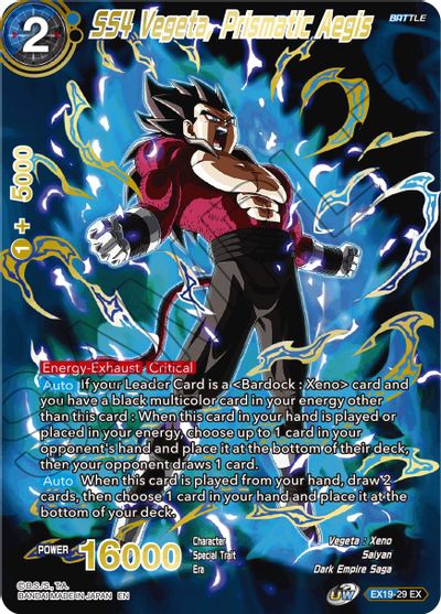 SS4 Vegeta, Prismatic Aegis [EX19-29] | Black Swamp Games