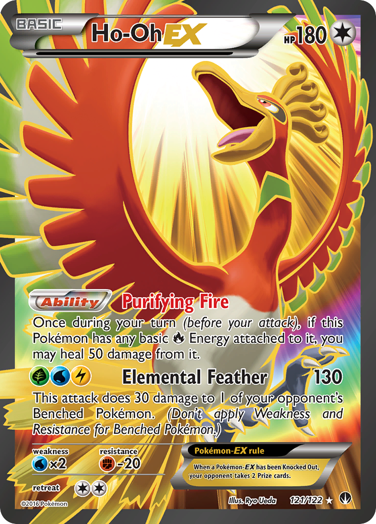Ho-Oh EX (121/122) [XY: BREAKpoint] | Black Swamp Games