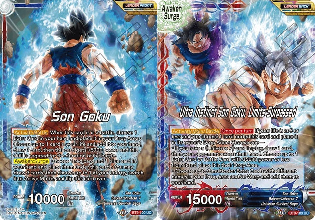 Son Goku // Ultra Instinct Son Goku, Limits Surpassed [BT9-100] | Black Swamp Games