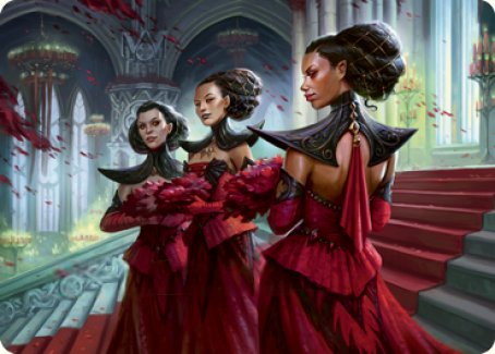 Olivia's Attendants Art Card [Innistrad: Crimson Vow Art Series] | Black Swamp Games